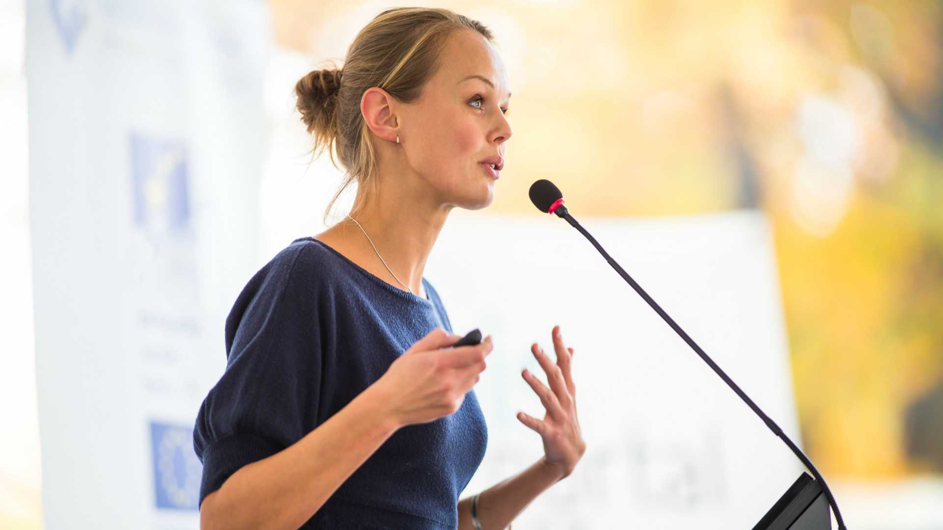 Public speaking training